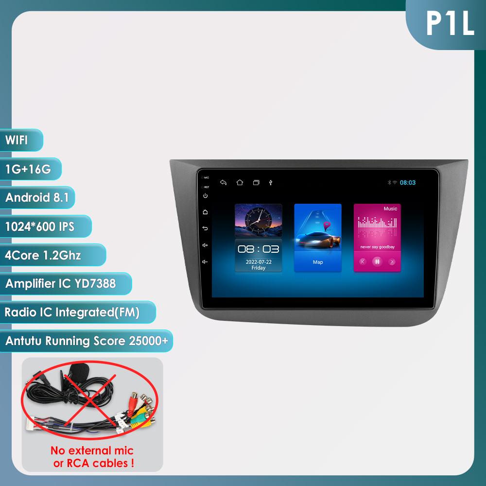 

Hizpo 4G AI Voice Wireless CarPlay Android 13 Автомагнитола для Seat Altea 2004 - 2015 Toledo 3 Автомобильный мультимедийный проигрыватель интеллектуальный RDS GPS 2 Din Автомагнитола