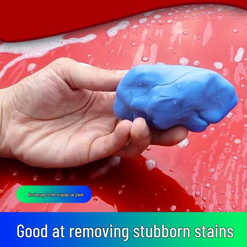 Volcanic Mud Car Wash Clay: Strong Decontamination & Iron Powder Removal Polishing Block