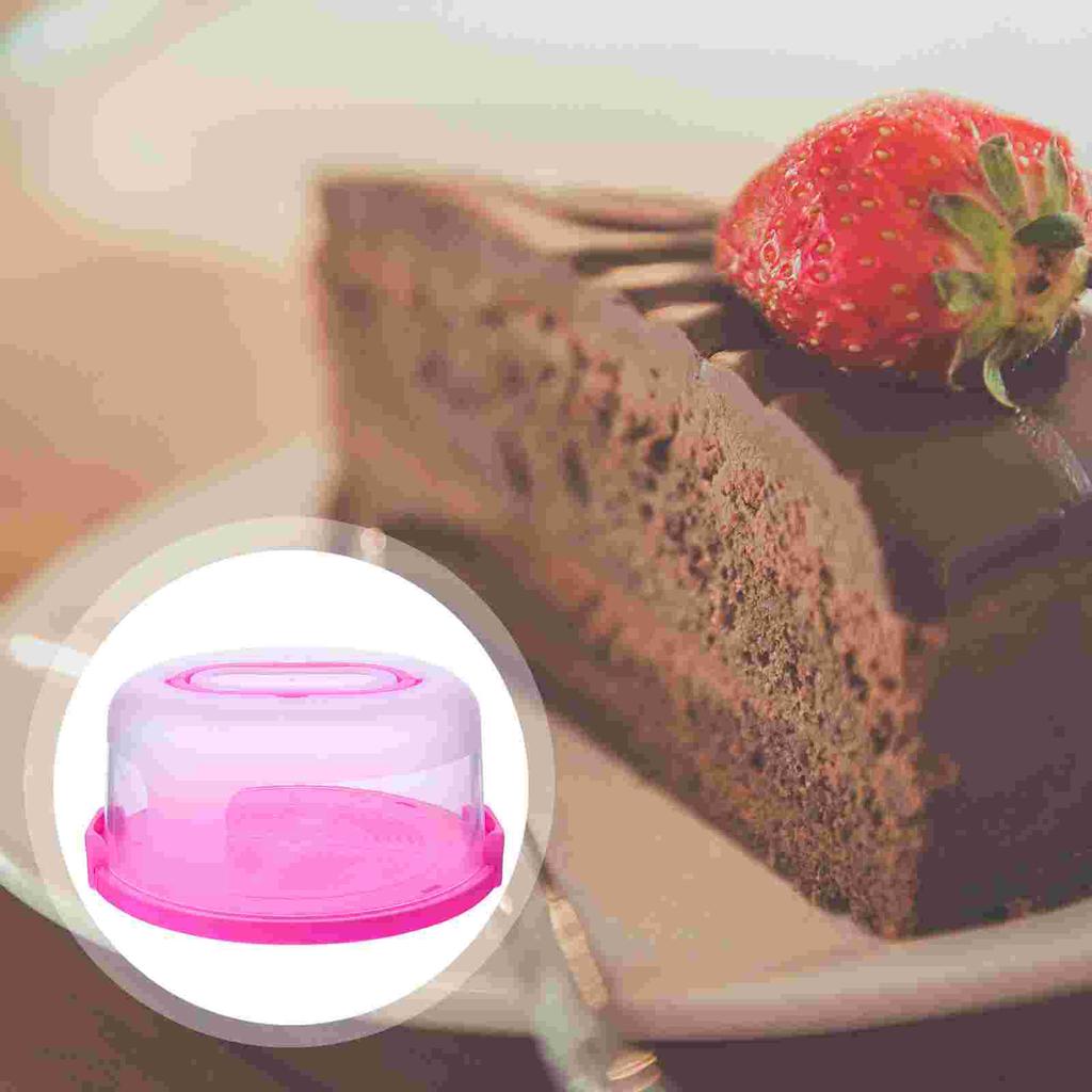 Cake Box Carrier Holder Practical Multi-functional Sturdy with Cover Reusable Handle
