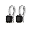 Stylish Zircon Square Alloy Earrings For Women Geometric Summer 2022 Jewelry Unique