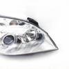 Chery A5 Front Headlight Assembly with Manual/Electric Adjustment - White/Yellow Edge