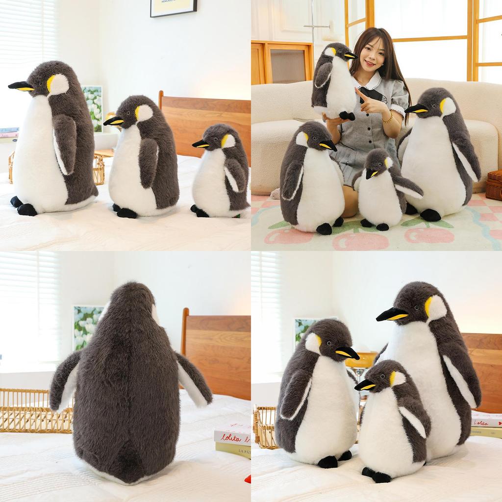 Adorable Realistic Penguin Plush Toy For Kids Soft Stuffed Animal Ideal Birthday Gift