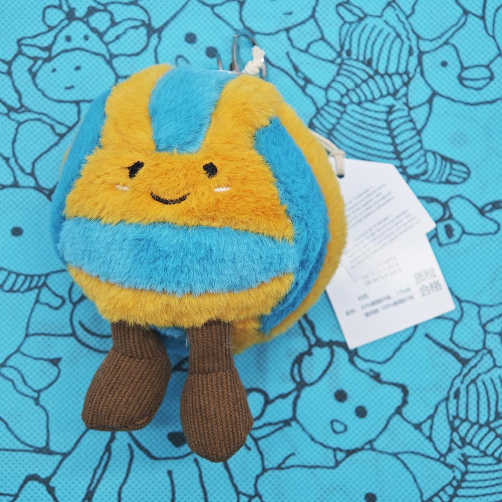 Neuer Schneemann JC Marshmallow Plüschtier, Kleiner Kirsch-Anhänger, Kleine Schildkröte Plüschtier, Croissant, Kleiner Pinguin JC Taschenanhänger