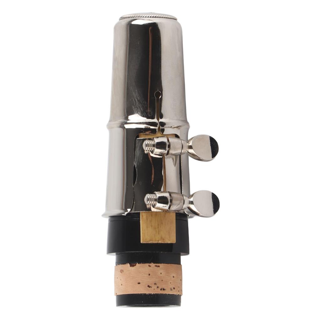 Clarinet Mouthpiece Kit with Ligature and Plastic Cap Portable Black Clarinet Accessory