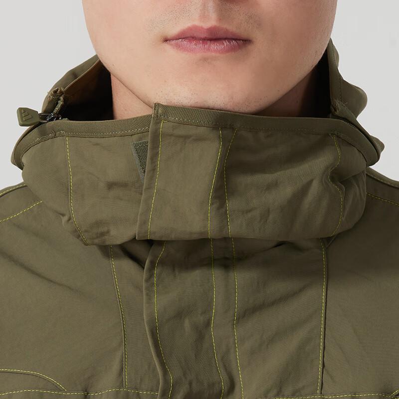 Adidas Fitness Running Zip Hooded Jacket Men Jackets Military-Green JD5420