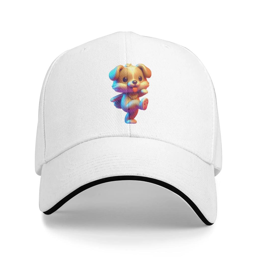 3D Animals Baseball Cap Dancing Dog Tennis Skate High Quality Trucker Hat Men Adult Fashion Design Baseball Caps