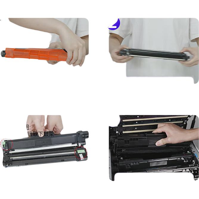 befon Lenovo LT7310 Toner Cartridge 4-Color Set Compatible with Lenovo LT7310 Drum CM7310dnw CM7810dxf Color Laser Printer Toner Cartridge