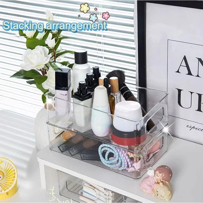 Acrylic Storage Box Desktop Storage Box Cosmetic Household Transparent Acrylic Organising Box Sundries Shelf
