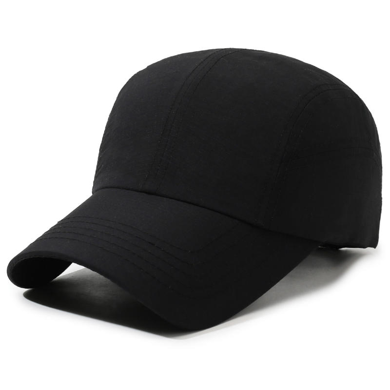 Summer lightweight breathable sports baseball cap, sun protection hat, outdoor fishing hat, casual