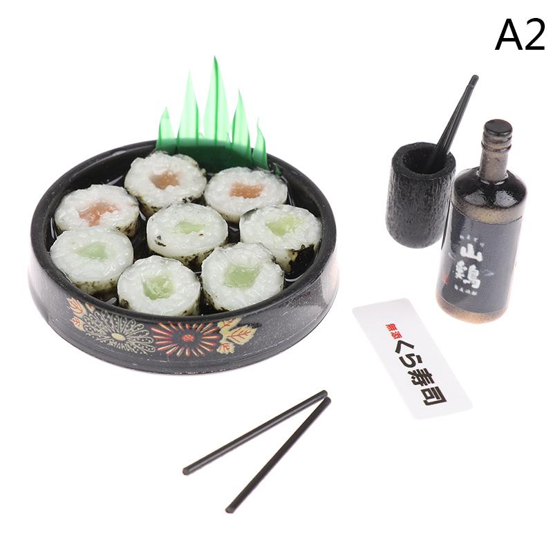 

Кукольный домик, миниатюрный японский суши, рис для декора кукольного домика, притворная еда A2