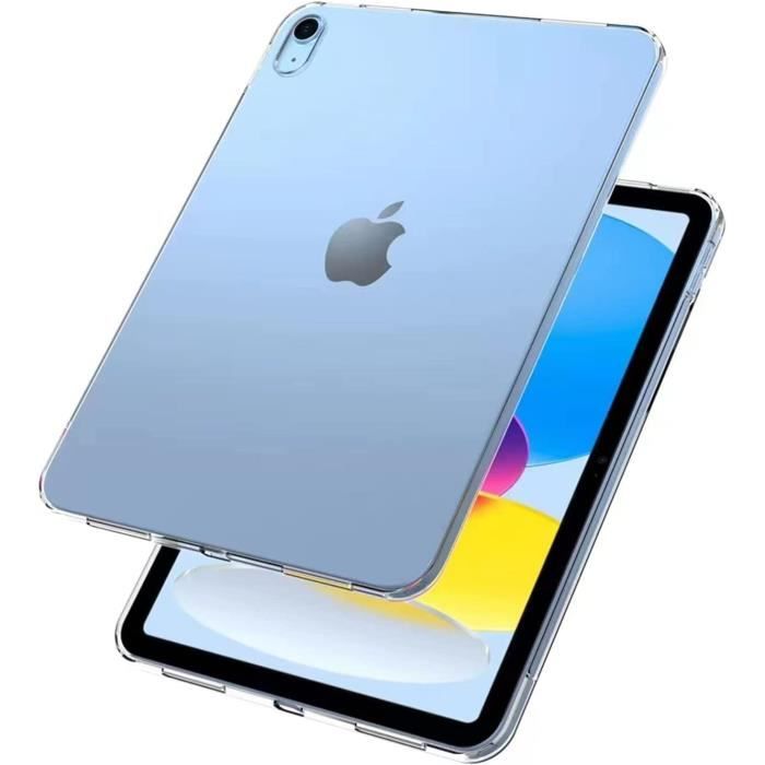 Case for iPad 10 - Phonillico - Shockproof - Soft TPU - Transparent - 10.9 Inches
