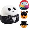 Double-sided Design Squishmallows Pumpkin Bat And Cat Plush Toy