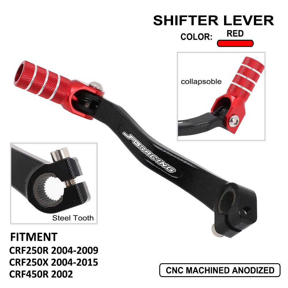 Motorrad CNC Faltbarer Schalthebel Schalthebelpedal Bremspedal Für HONDA CRF450R CRF250R CRF 450R 250R 250 450 R 230F 250RX
