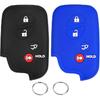 QBUC 2Pcs for Lexus GX460 RX350 Key Fob Cover, for Lexus IS250 IS350 GS450h ES350 CT200h LS460 LS600h LX570 RX450h Silicone Car Key Case Protector