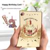 3D Unique Pop Up Birthday Card For Kids Boy Baby Shower First Birthday Party Greeting Cards Handmade Miniatures Postcard Gifts