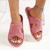 Fashion Women's Warm and comfortable Slippers New Flat Round Head Open Toe Suede Sandals Casual Comfortable Lightweight