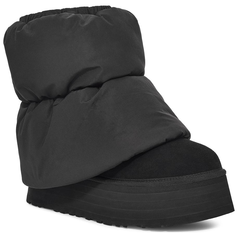 UGG Classic Mini Dipper Puffer Black Women Sneakers 1158275-BBLC