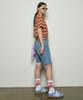 SAAI Multi Stripe Tee Brown