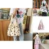 Trendy Lace Butterfly Canvas Tote Bag For Women With Large Capacity For Daily Use