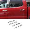 For Toyota Tacoma 2016-2024 Glossy Chrome Exterior Side Door Handle Cover Trim
