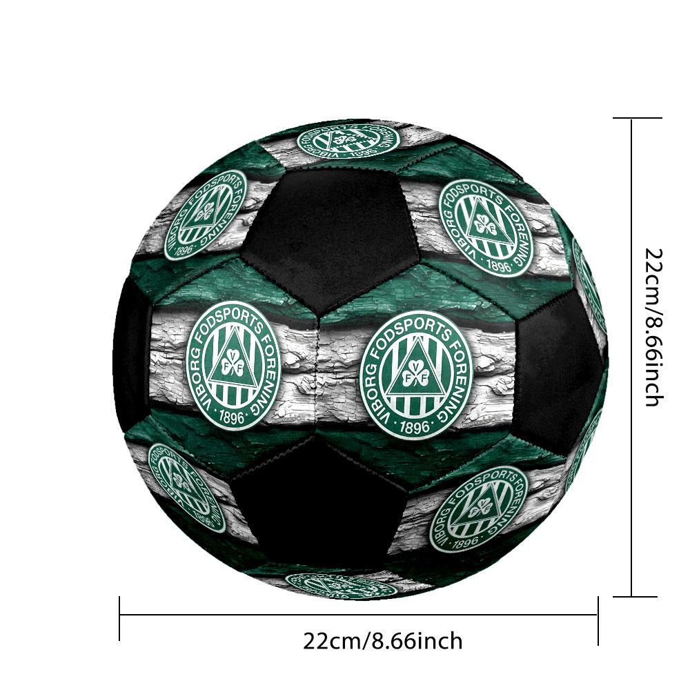 1PC VFF Poster Size 5 Soccer Ball PrahaIndoor Soccer Ball Colorful All Ages Machine Stitched PVC Competition Ready Durable High-Bounce