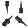 Air Temp Sensor Ambient Outside Air Ambient Air Temperature Sensor for C/CLS/G/E 0005428418/0075421318 Car Outside Plastic Charged Temperature Black