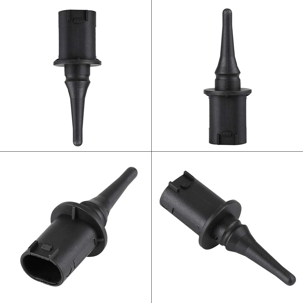Air Temp Sensor Ambient Outside Air Ambient Air Temperature Sensor for C/CLS/G/E 0005428418/0075421318 Car Outside Plastic Charged Temperature Black
