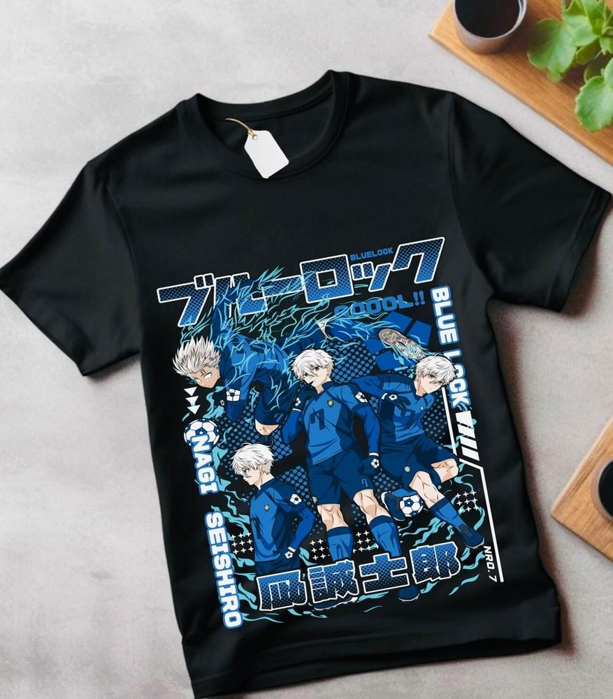 

Football shirt shirt Blue lock Kunigami,Rin Itoshi, Meguru Bachira Anime gift XL