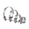 5pcs Stainless Steel 201 Hose Clamp 59~165mm Retractable Hose Clamp Fastener Worm Gear Hose Clamp Garden Water Connection
