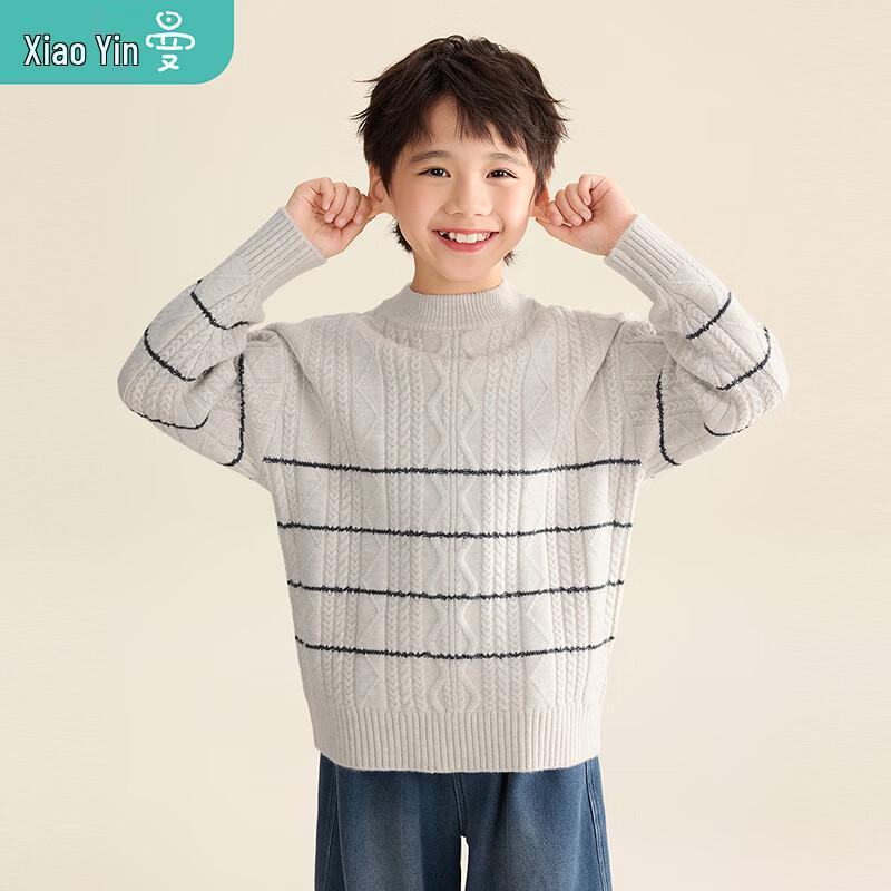 Little Inman Boys' Casual Crewneck Knit Sweater