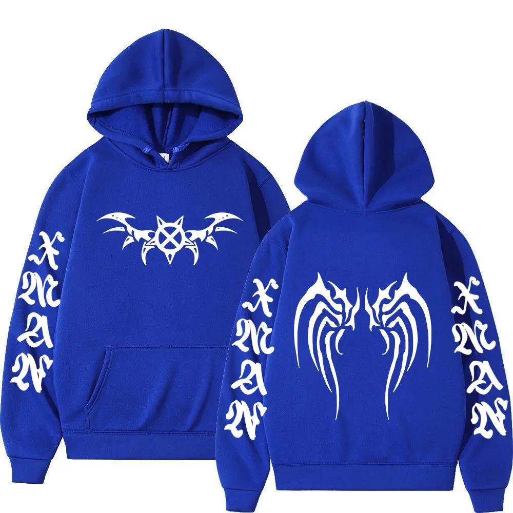 Rapper  Carson X Wing Hoodies Men Women Sweatshirt Print Unisex Hip Hop Style Autumn Winter Fashion Tops Clothes Male