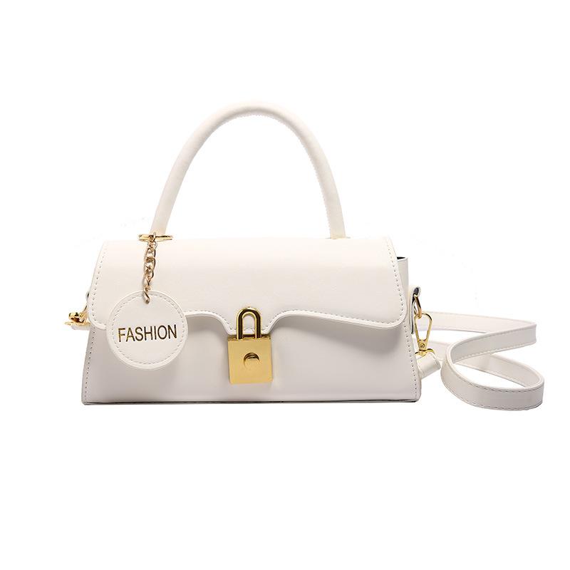 

Vintage Small Square Shoulder Bag for Women Fashion Underarm Crossbody Handbag белый