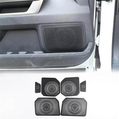 6 Piece Car Inner Door Speaker Horn Cover Trim Kit Stainless Steel Automotive Supplies For Toyota  Sequoia 2025 2025,Balck