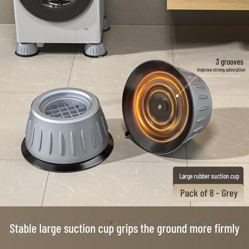 

Универсальная регулируемая нескользящая подставка для стиральной машины и холодильника - ударопрочная, усиленная конструкция Universal, 8-pack