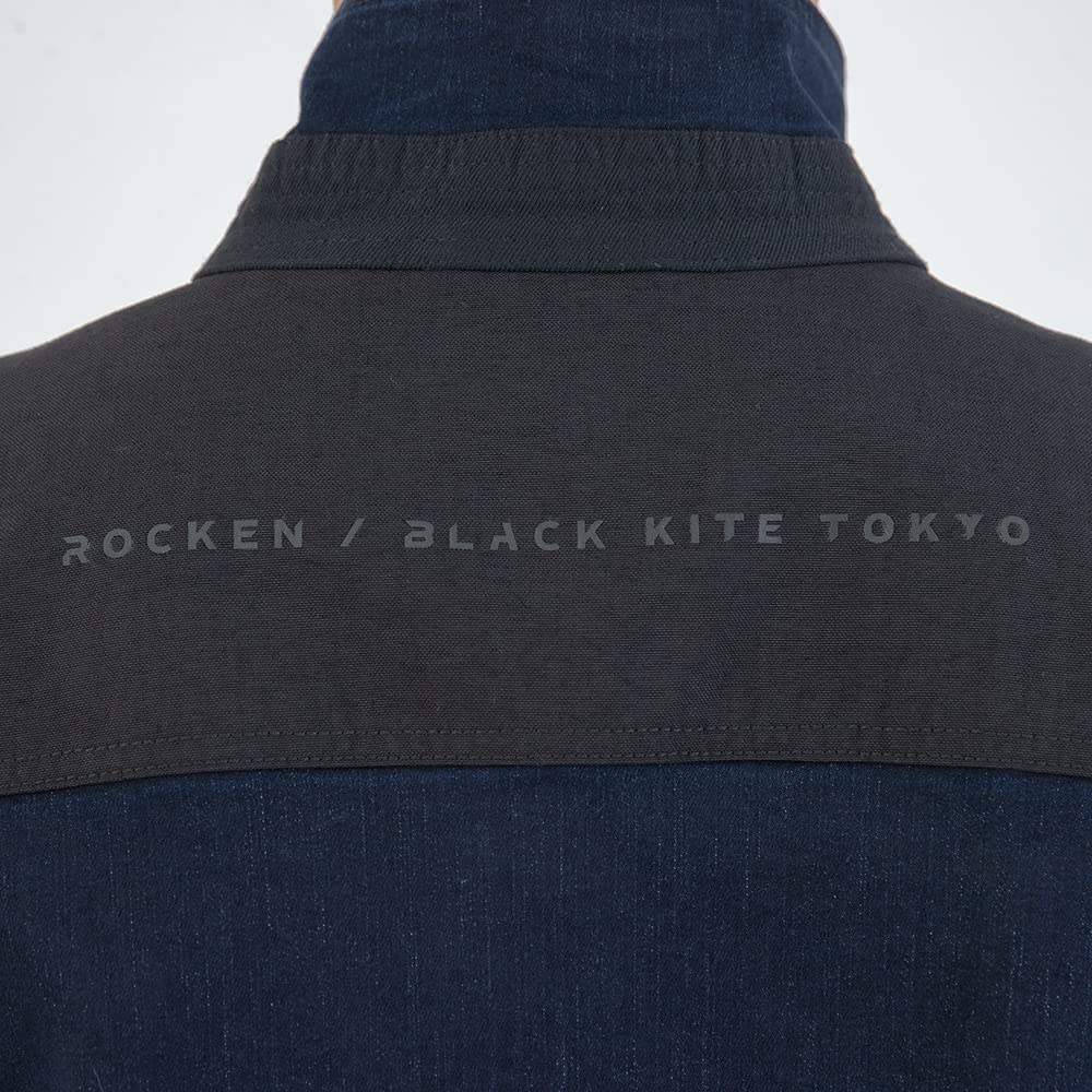 [CO-COS] RKN-6980 [ROCKEN BLACK KITE TOKYO] Stand-Up Blouson Indigo 4L
