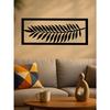 Wrought Iron Leaf Wall Art Metal Decor Nature Inspired Home Accent Living Room Bedroom Modern Artwork Decorative Panel Indoor Hanging