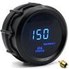 Digital Oil Pressure Meter Gauge with Sensor for Auto Car 52mm 2in LCD 0 120PSI Warning Light Black