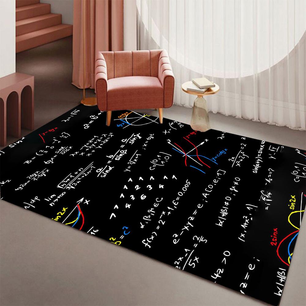 Blue Hexagon Pattern Carpet Soft Large Area Rug for Living Room Bedroom Night Ambiance Home Decoration Washable Lounge Sofa Mat
