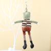 1Pc Plush Funny Cartoon Leather Pants Frog Plush Keychains Pendant  Bag Ornaments Soft Stuffed Animal Toy Kids
