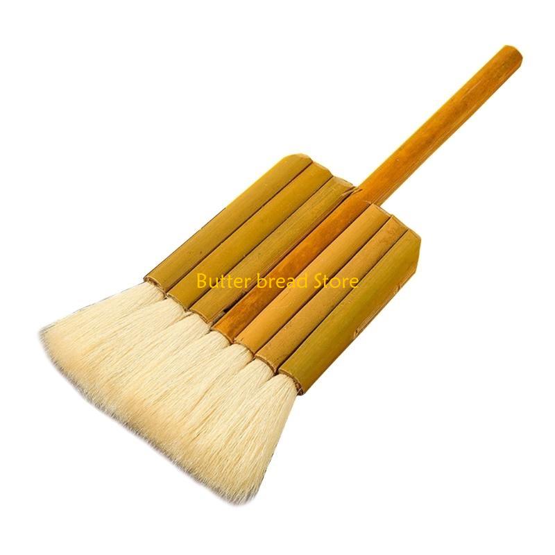 W89C Hake Brush 3/4/5/6/7 Tubes Sheep Hair Painting Brush for Pottery Ceramic
