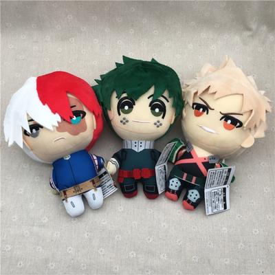 Anime 13cm My Hero Academia Βελούδινα Παιχνίδια Κινούμενα Σχέδια Izuku Midoriya Katsuki Bakugou Shouto Todoroki Γεμιστές Κούκλες Δώρα για Παιδιά