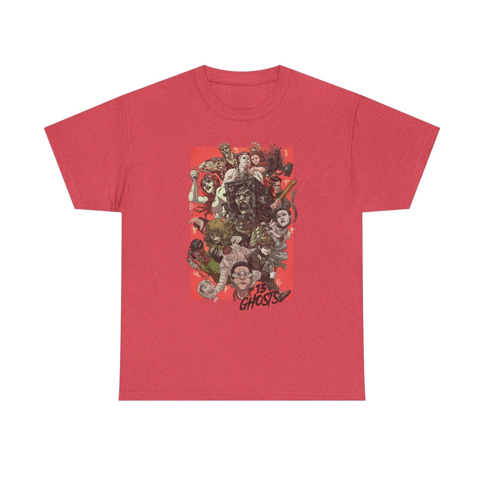 

13 Ghost Collage T-Shirt Graphic Tee 4XL