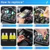 304Pcs Car Fuses Assortment Kit Include Standard & Small & Mini Size, Automotive Low And Tall/STD Profile Box Shaped Assorted Fuse With Fuses Puller