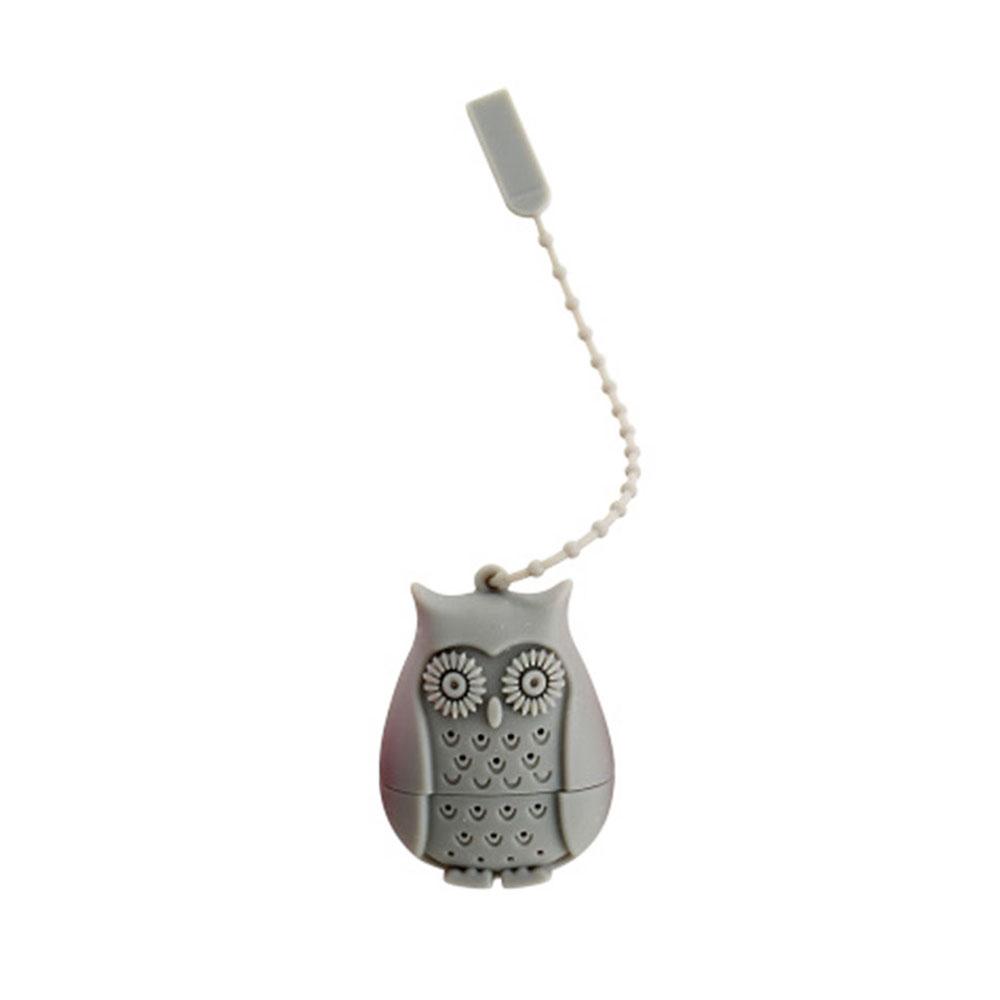 Silicone World Owl Tea Strainer Tea Bags Food Grade Silicone Leaf Tea Infuser Filter Diffuser Tea Filter Tool Teacup Accessories