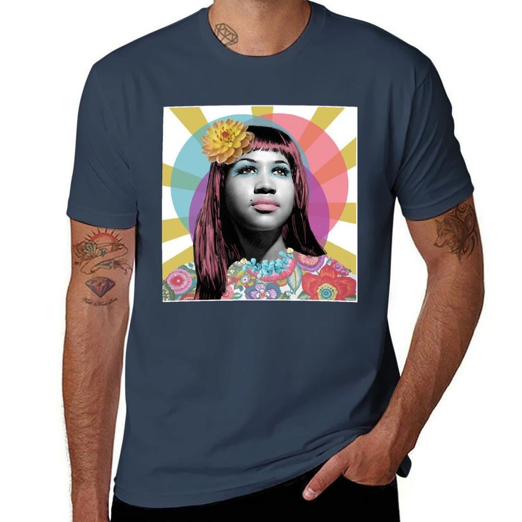 Inspired By Aretha Classic Tshirt T Shirts For Unisex Graphic Vintage Tshirt