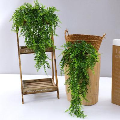 90CM Künstliche Farn Rebe UV Hause Faux Hochzeit Wand Hängen Beständig Grün Hängenden Efeu