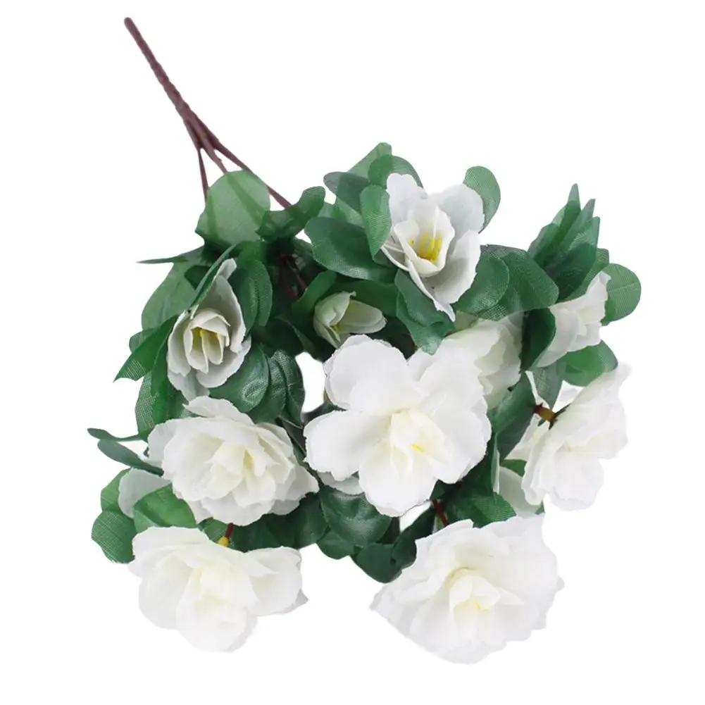 Event Decoration Flowers Azalea Artificial Flowers Event Decorations Versatile Decoration Crafted Details Realistic Appearance