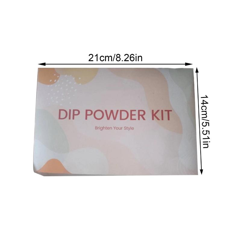 Long Wear Nail Dipping Liquid Powder Kit Featuring Fast Drying Technology And Safe Formula