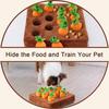 Professional Cat Dog Puzzle Toy Durable Dogs Pets Plush Carrot Chew Toys Snuffle Mat Dog Puzzle Feeder Toy Puppy Sniff Food Toys Eating Sport