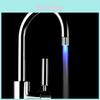 Quality Led Bathroom Kitchen Faucet Light Tap With Temperature Sensing**